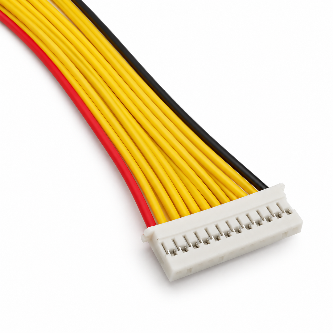 JST PA 11-pin BMS balance cable with 22 AWG wire