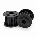 15T Steel Motor Pulley – 8mm D-Shaft Bore – Pair