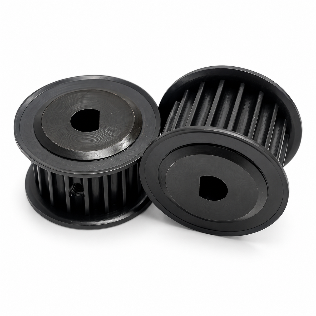 19T Steel Motor Pulley – 8mm D-Bore - Pair