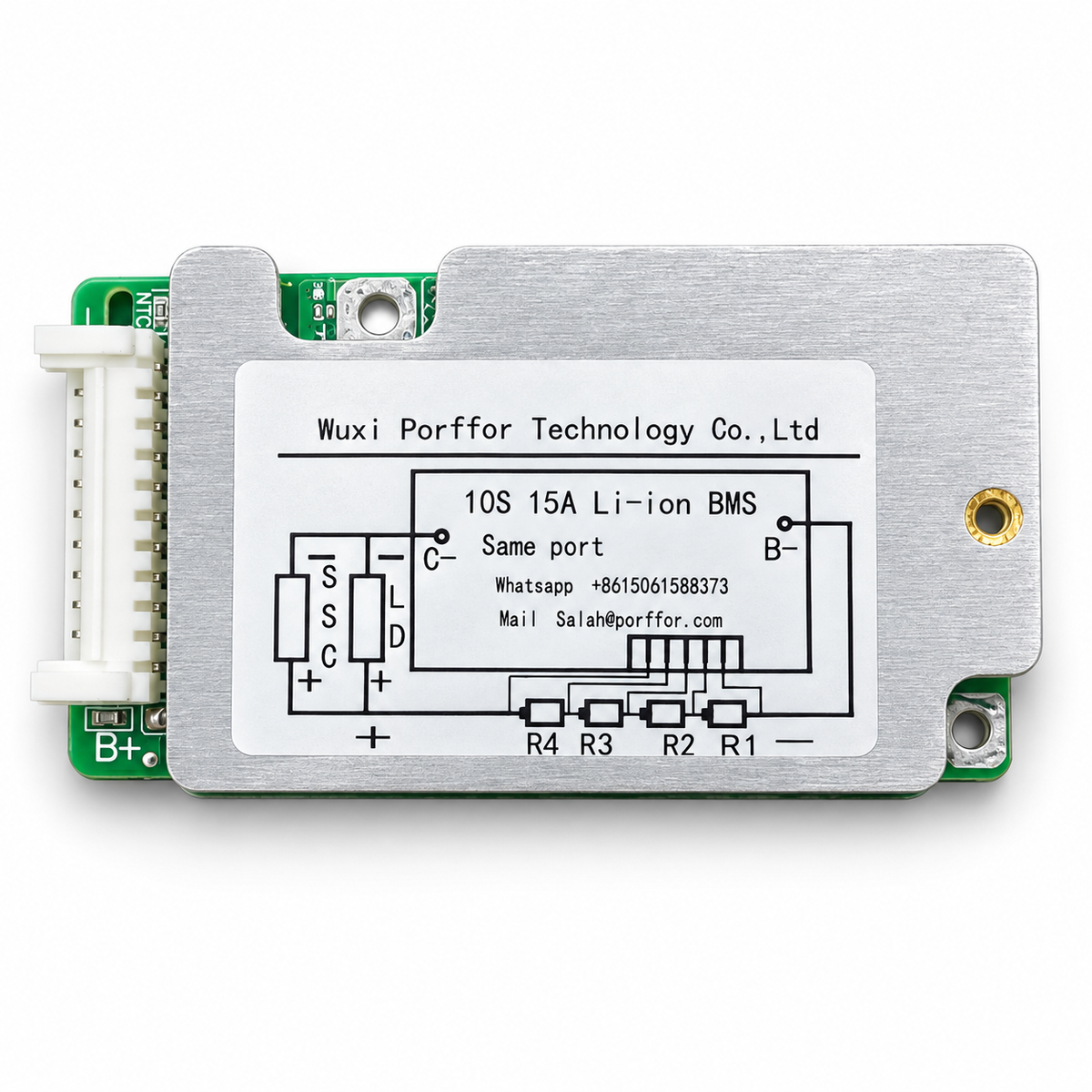 Wuxi Porffor 10S 36 V 15 A lithium-ion same-port BMS