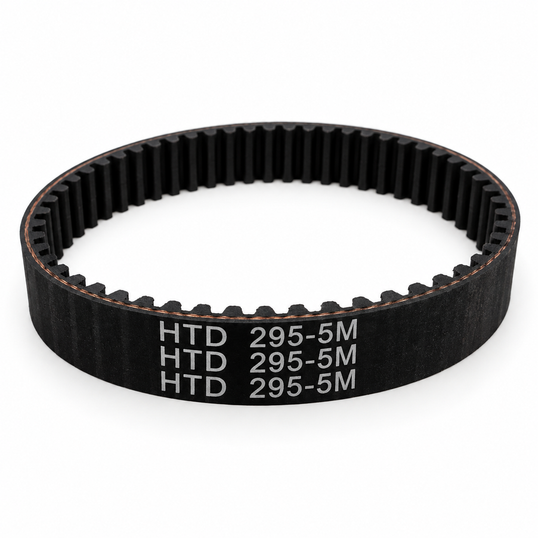 HTD 295-5M 15 mm rubber timing belt with glass fibre core