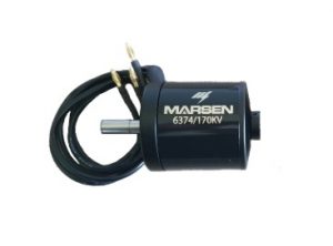 Marsen 6374 170KV sensored brushless DC motor with 8 mm shaft